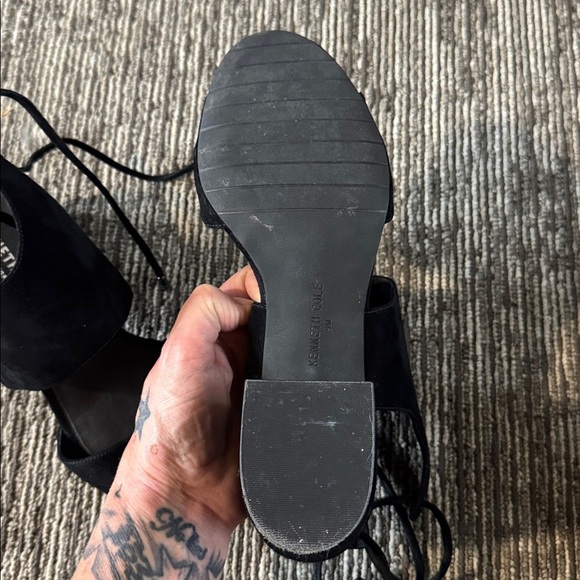 Kenneth Cole Vito Block Heels Black Size 9 - Picture 7 of 7